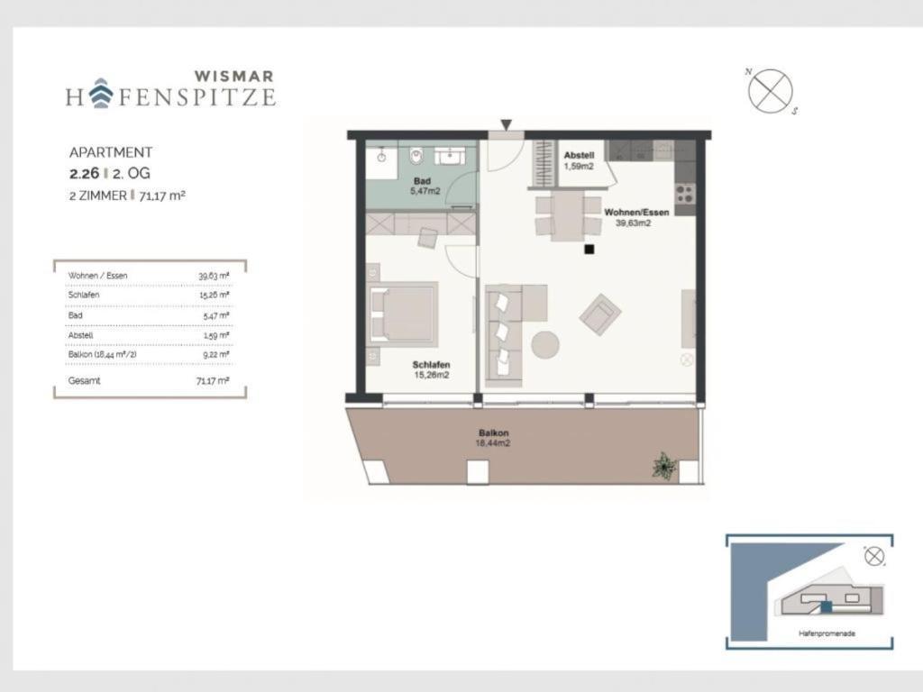 Apartamento Hafenspitze App 26 Wißmar Exterior foto